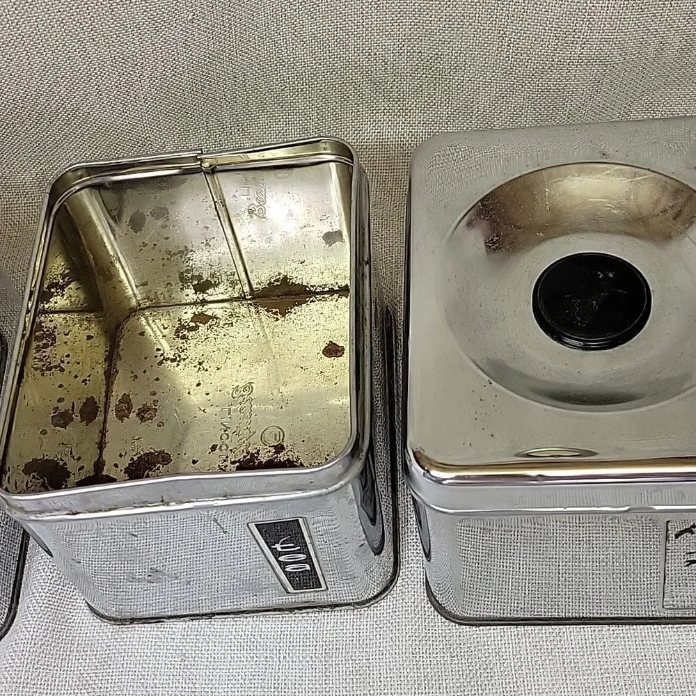 3‎ Lincoln Beauty Ware canisters 1 Canette canister and spoonrest